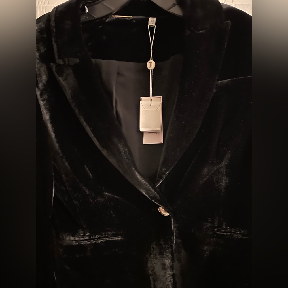 Elie Tahari Velvet Blazer - Picture 9 of 10